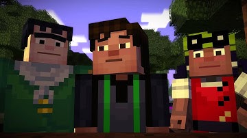 Minecraft Story Mode Episode 1 Part 1/3 - No Commentary HD Gameplay (The Order of the Stone)