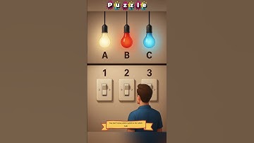 💡 Only a Genius Solves This! (Light Bulb Puzzle) #IQTest #LightBulbPuzzle #shorts