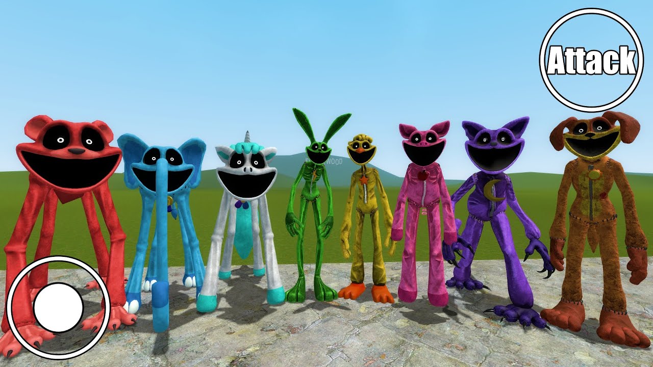 Playing as ALL Smiling Critters from Poppy Playtime Chapter 3 in Garry's Mod!