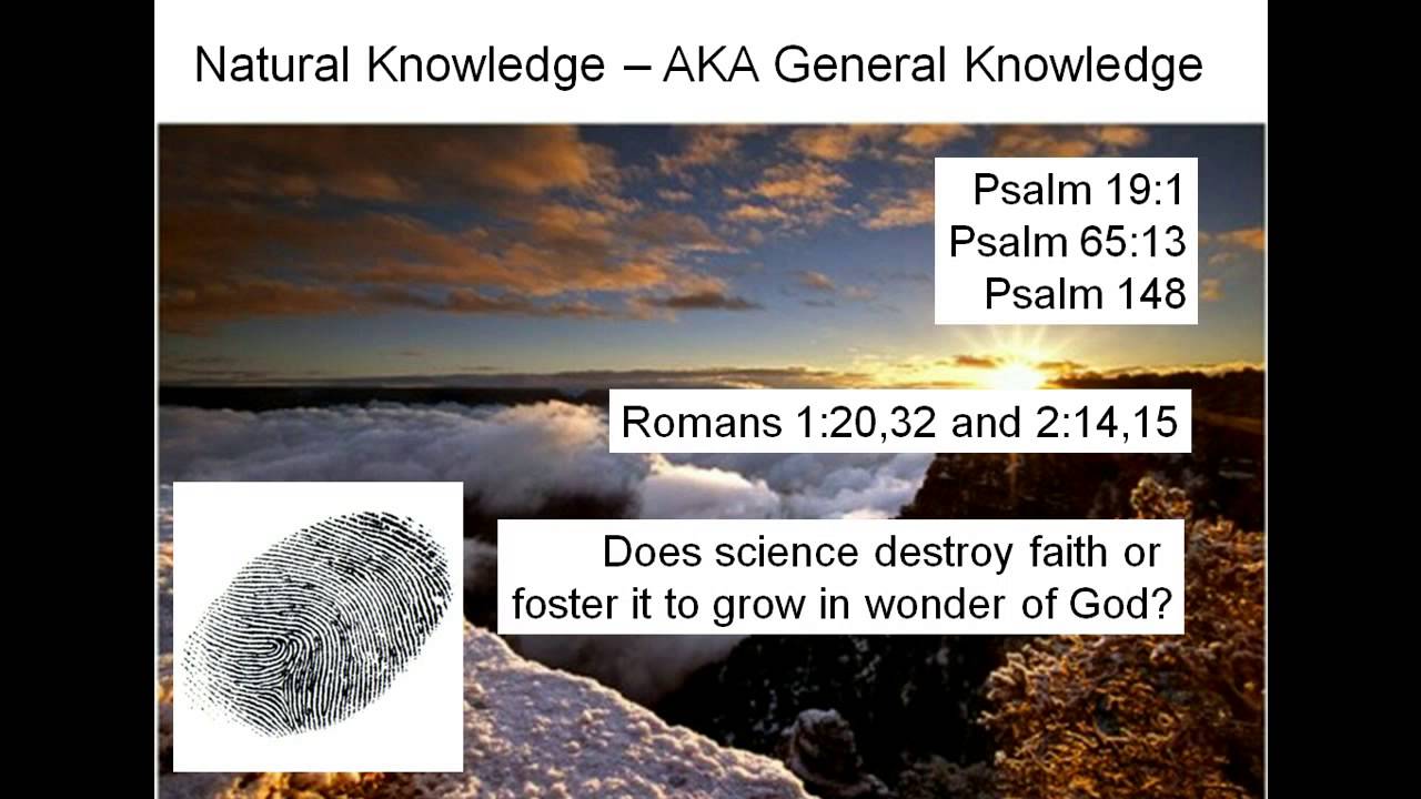 general knowledge en español Two Types of Revelation