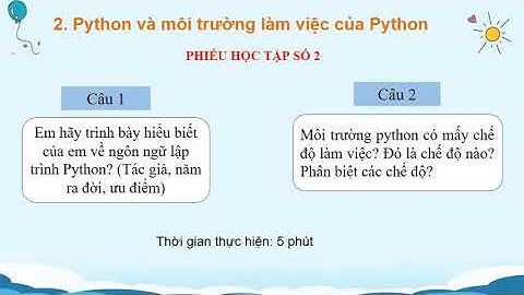 Bài 16: Ngôn ngữ lập trình bậc cao và Python