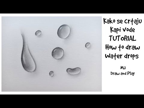 Video: Kako Crtati Kapljice Vode