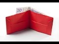 How to make a paper wallet  Origami wallet  Easy origami ...