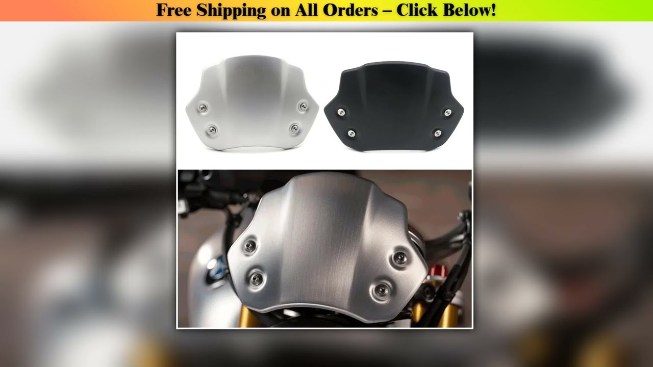 Motorcycle Windshield For BMW R NINET NINET RNINE T 9 T Racer Pure Urban Scrambler 2014-2023