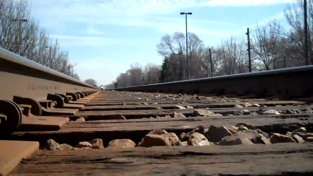Camera hit by train