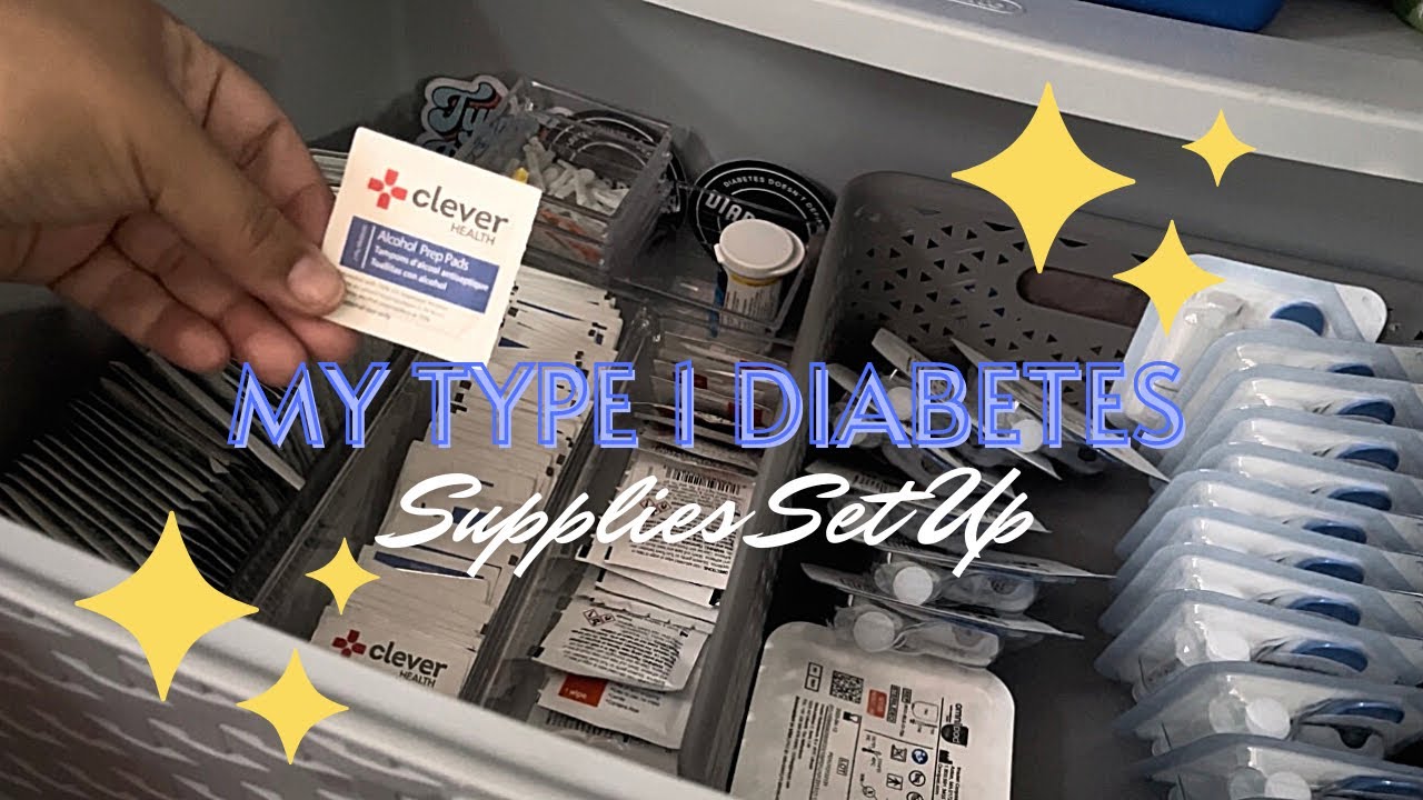 DIABETES SUPPLIES TOUR! #organization #type1diabetes #t1dmom