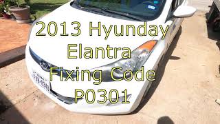 Career Overview 2013 Hyundai Elantra Code P0301| Spark Plugs Need to Be Changed