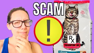 “Prescription” cat foods are just an expensive scam