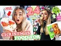 I ONLY ate CHRISTMAS FOOD for 24 HOURS! *So GROSS!*