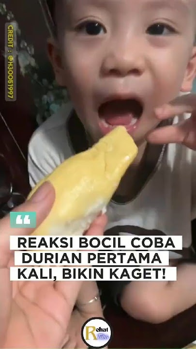 Kids' Reaction to Trying Durian for the First Time, Shocking! #shortsvideo#reaksibule #durian #fyp