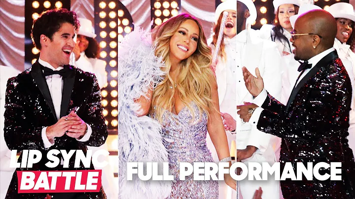 “Emotions” Performed by Darren Criss, Jermaine Dupri, &...Mariah Carey?!  | Lip Sync Battle