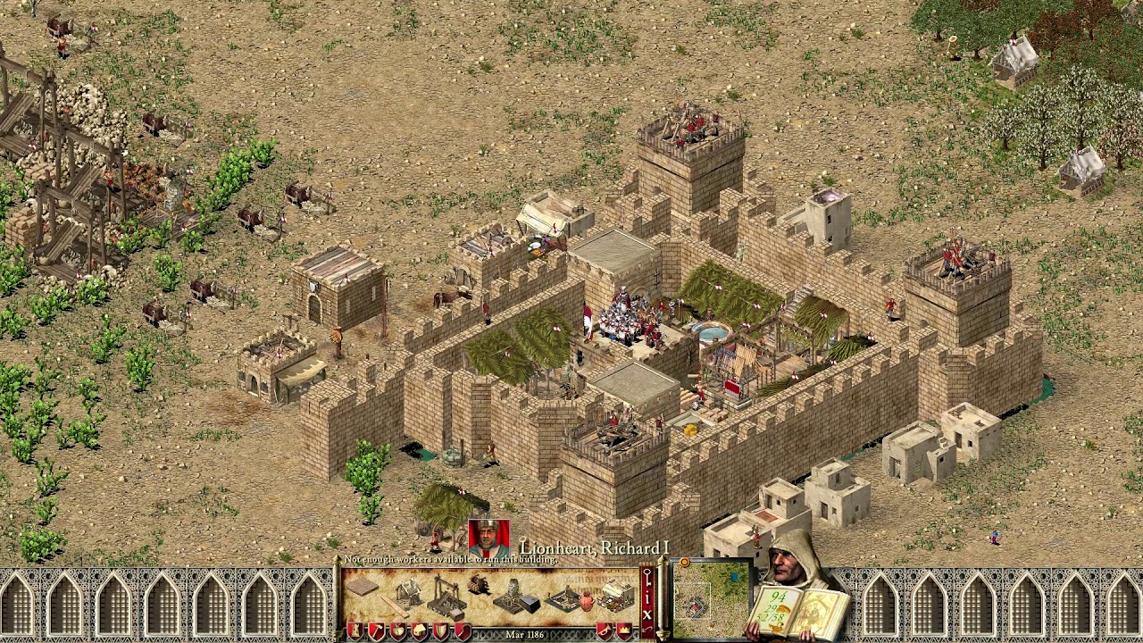 stronghold crusader 1 not gaining workers