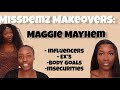 Md makeover ep4 influencing exs body goals insecurities maggiemayhem ft iseehairwig