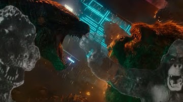 Godzilla and Kong roar off but with different roars