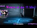 Victoire en duo avec un total de 19 kills