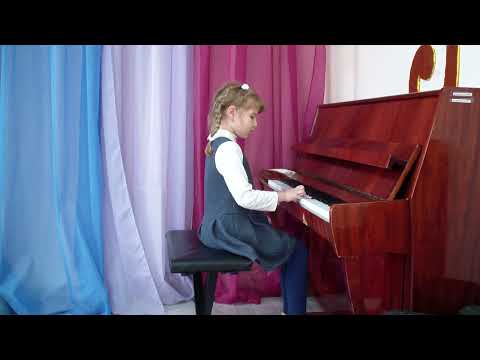 Асташкина Варвара, 1 кл. (6 лет) -  Л. Книппер Раз морозною зимой