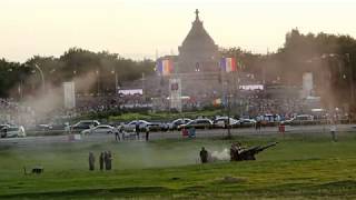 Romania 100 - salve tun Mausoleul Marasesti, 06.08.2018