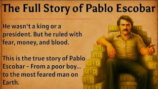 The Full Story of Pablo Escobar || Learn English Through Story Level 3 🔥 || Improve Your English ✅️