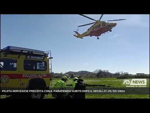 PILOTA NORVEGESE PRECIPITA CON IL PARAPENDIO SUBITO DOPO IL DECOLLO | 25/03/2024