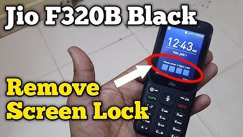 Jio  F320B Password Reset | Jio Phone  F320B Password Kaise Tode