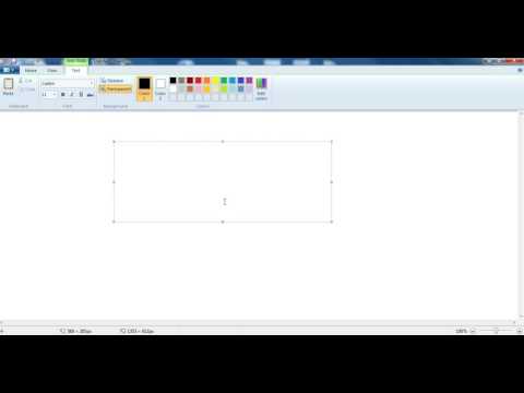 How to Increase and Decrease the size of Eraser in Ms Paint