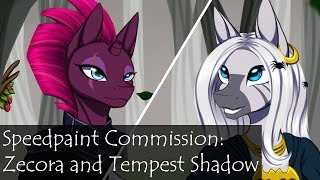 Speedpaint Commission: Zecora and Tempest Shadow