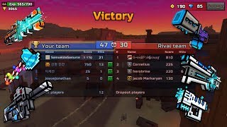 21 Kills Only Using Blue Weapons (Pixel Gun 3d)