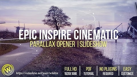 Epic Inspire Cinematic Parallax Opener | Slideshow (After Effects template)