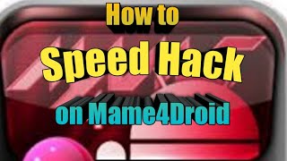 How to "SPEED HACK" on Mame4Droid 🚀🕹️🎮 screenshot 4