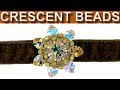 Hilal boncuklar ile kolye ucu nasıl yapılır (How to make pendant with crescent beads)