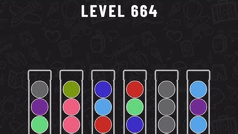 Ball Sort Puzzle Level 664 #ballsortpuzzle #ballsortpuzzlegameplay #puzzlegame #mobilegames