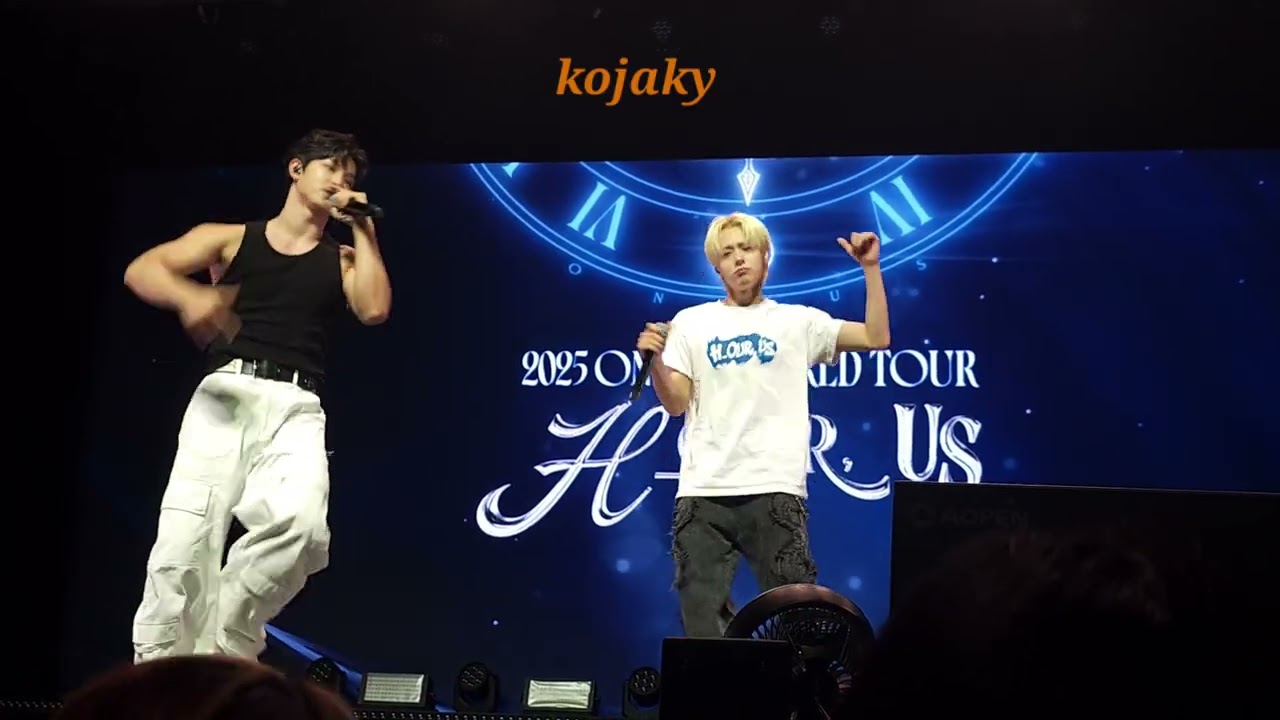 FANCAM] ONEUS Soundcheck 'TIME MACHINE (Korean Ver.)' in LA