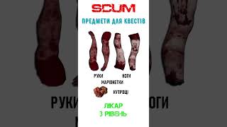 Предмети для квестів | Лікар | 3 рівень #shorts #scumua #scumquests #РусяГрай #survival