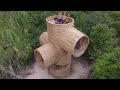 Tutorial Build Craft Vision Temple Bamboo-House And Swimming Pools Part I