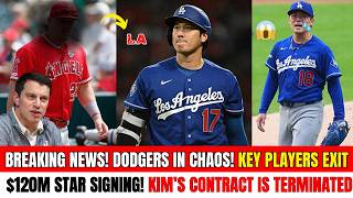 Dodgers IN CHAOS! Key Players Exit — $120M Signing, Kim’s Contract Is Terminated! Three Departures