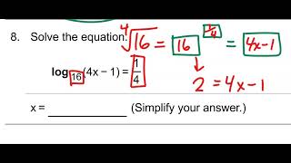 8 6 Part 1 Solving Exponential and Log Equations