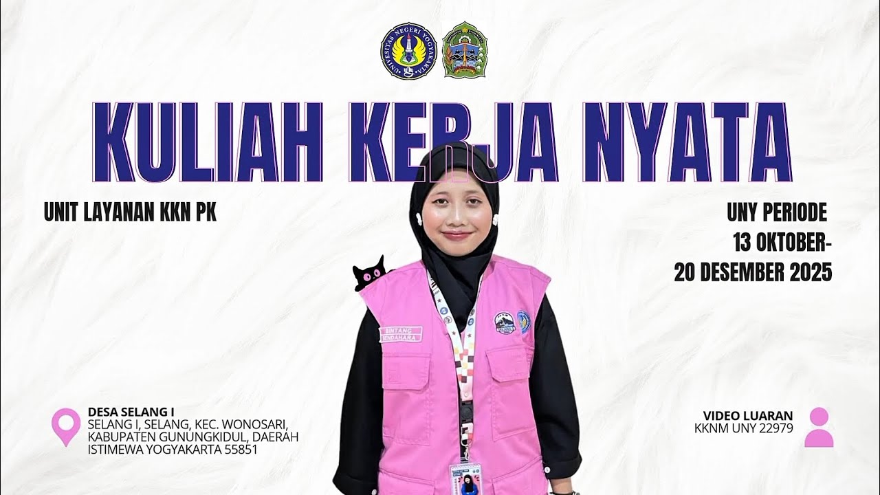 VIDEO LUARAN KKN UNY 2025 || BINTANG AMANDA CHARRYS|| KKNM-22979 || DUSUN SELANG 1