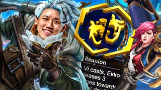 SCRAP +1 ON 2-1 INTO REUNION YE OK G | Teamfight Tactics Patch 13.3