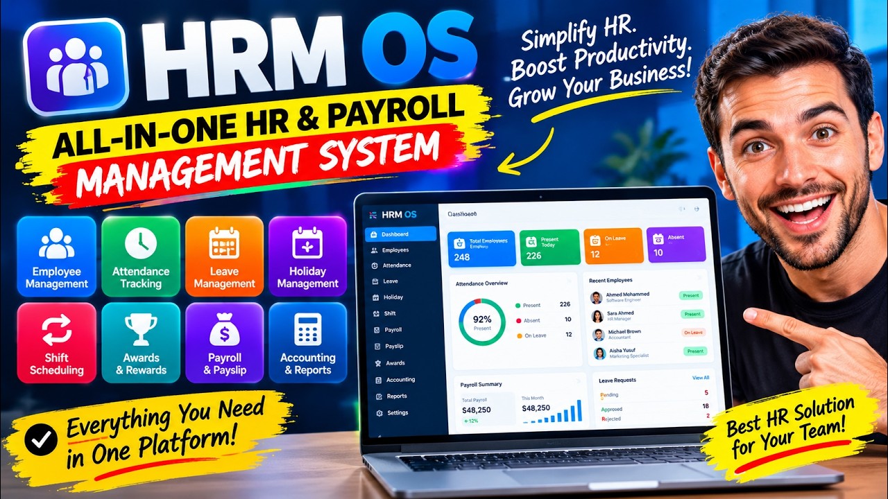 Smart HRM & Payroll System 🚀 - YouTube