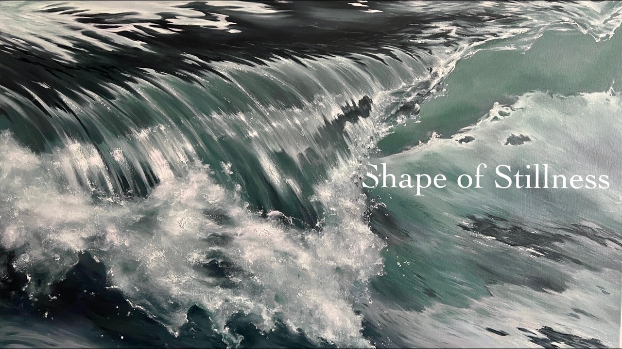 realilstic wave, slow painting process, inspiration 