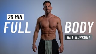 20 Min Full Body HIIT Workout (No Equipment, At Home)