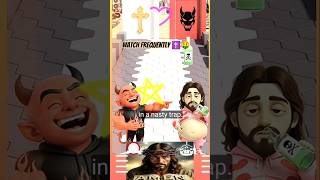OMG! Jesus &amp;😱 Devil's Hilarious A#nimated Fight! #Shorts.mp4#funny🤑✝️