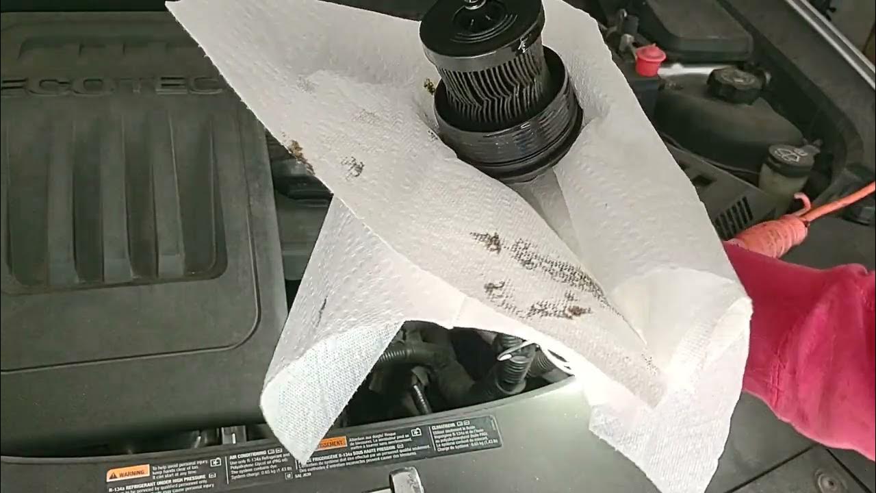 2012 equinox 2 4 como remover filtro de aceite youtube