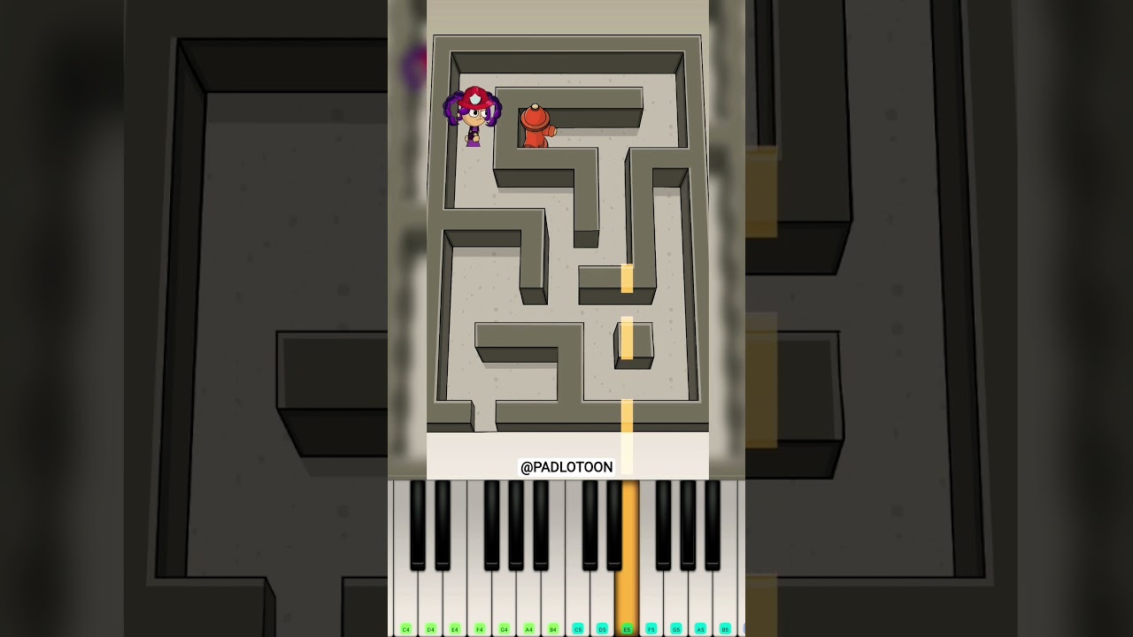 Can Lily Lovebraids Stop the Fire? 🔥 @PADLOTOON - Piano Tutorial