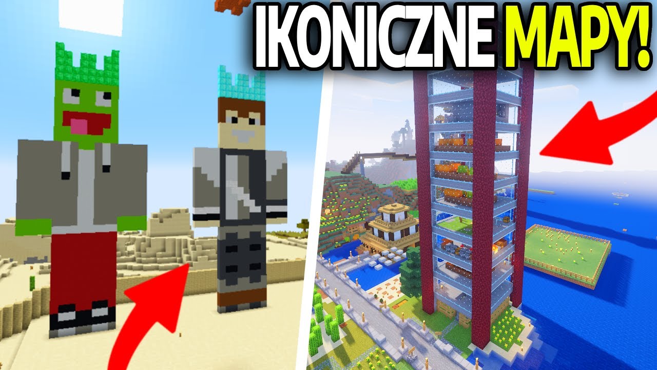 LEGENDARNE MAPY MINECRAFT - YouTube
