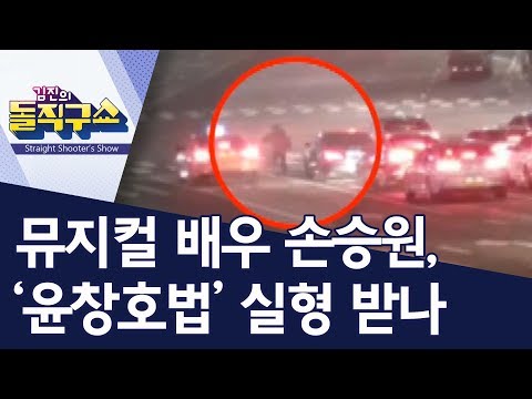 뮤지컬 배우 손승원, ‘윤창호법’ 실형 받나 | 김진의 돌직구쇼