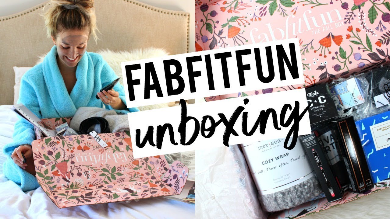 THE FALL FABFITFUN BOX Unboxing & First Impressions! YouTube