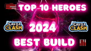 TOP 10 HEROES BEST BUILD CASTLE CLASH screenshot 4