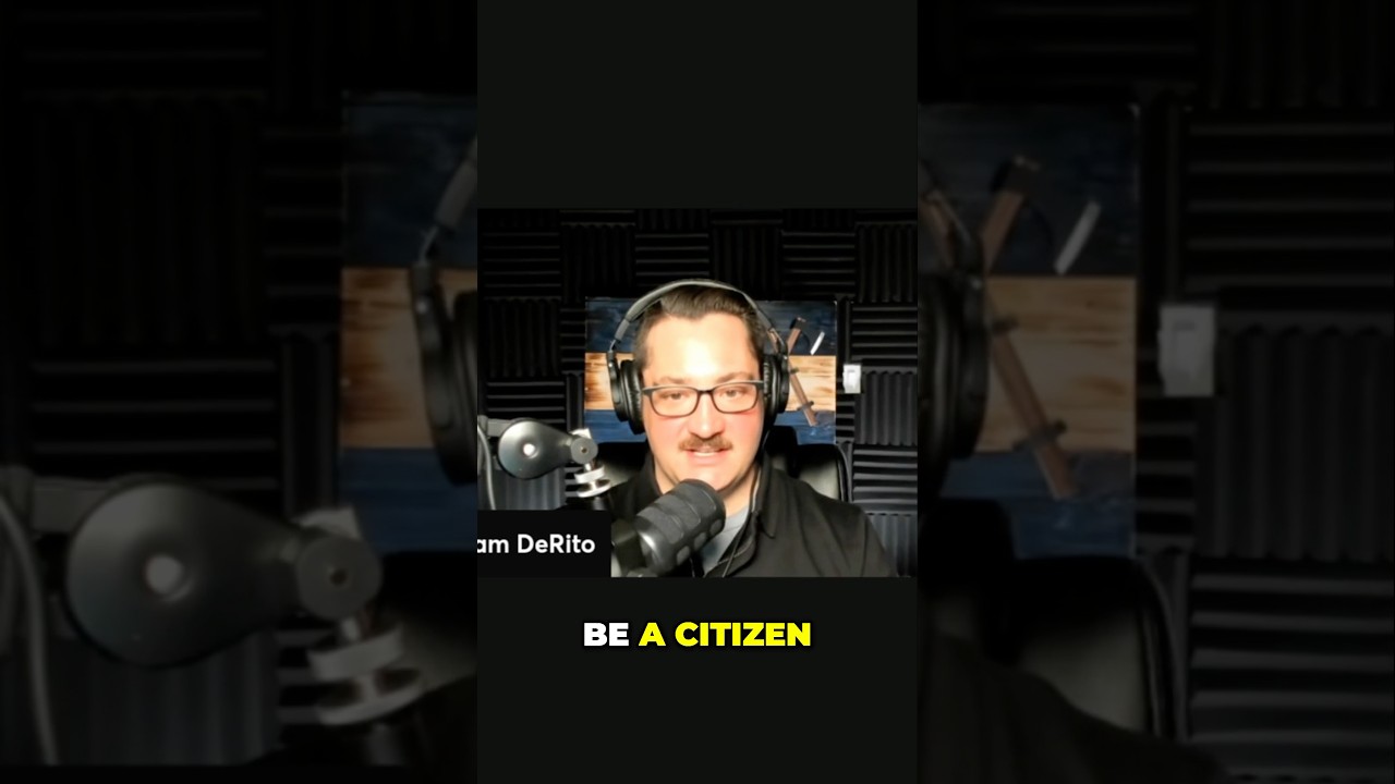 Be a citizen, not a resident. 🇺🇸 