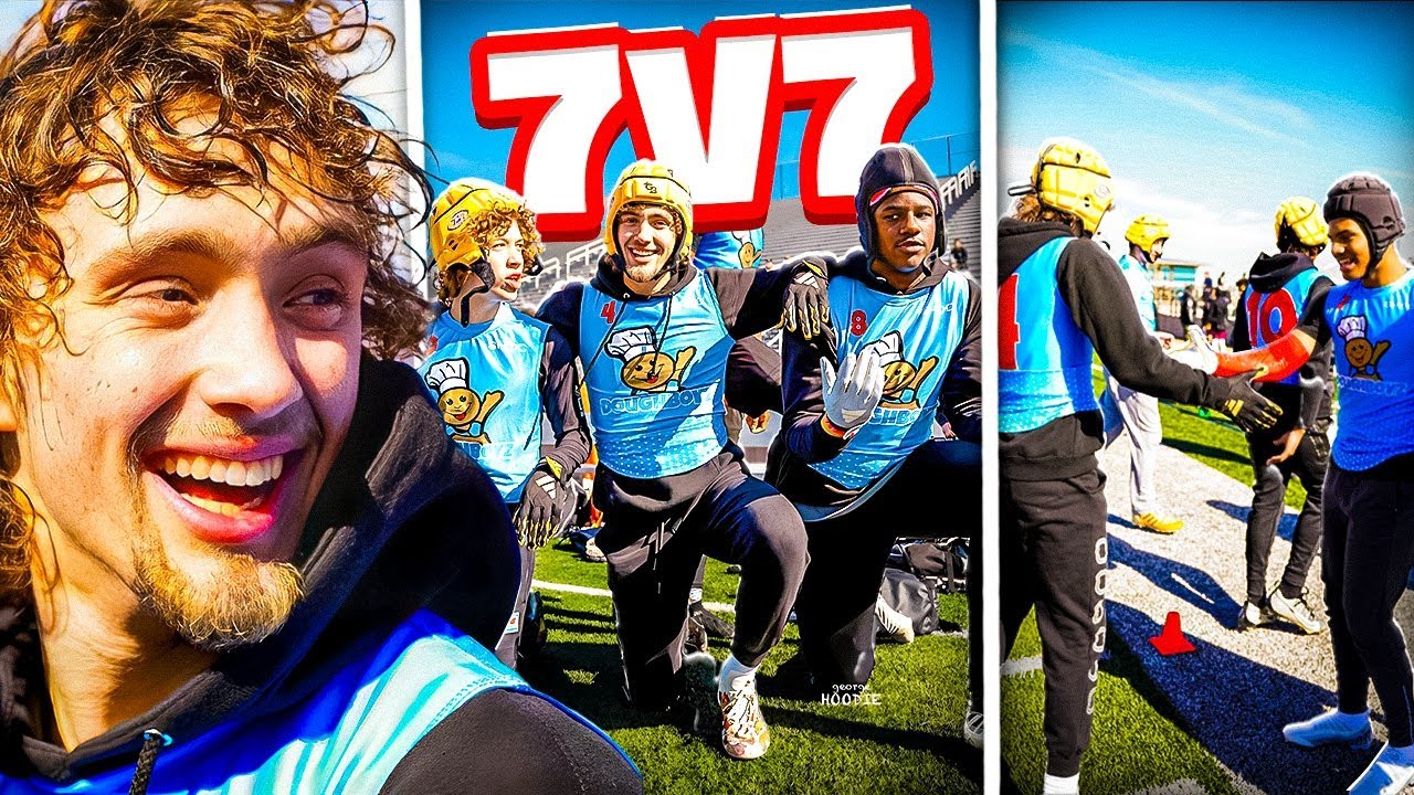 Neumann Family Gears Up For Their Big 7 On 7 Football Debut! - YouTube
